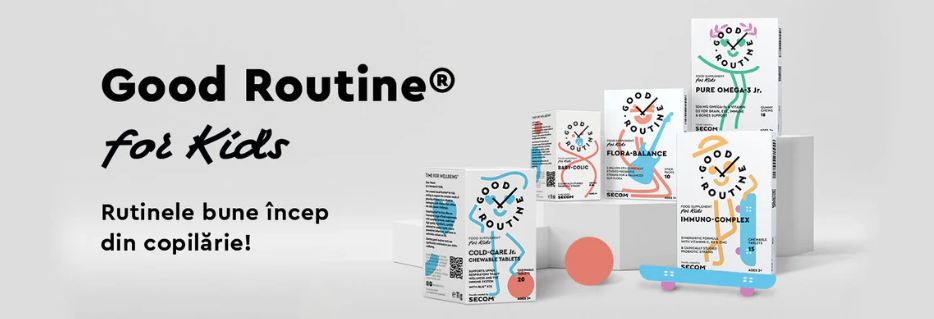 Secom® lanseaza Good Routine®, primul brand de suplimente alimentare din portofoliu